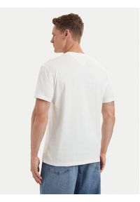Tommy Jeans T-Shirt DM0DM23175 Biały Regular Fit. Kolor: biały. Materiał: bawełna #3