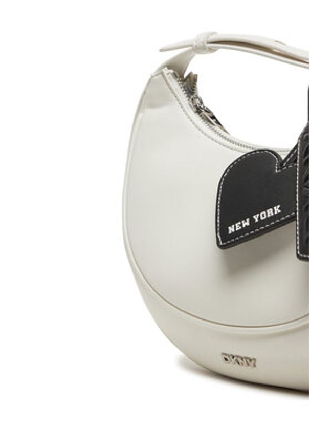 DKNY Torebka R51EZJ25 Szary. Kolor: szary. Materiał: skórzane