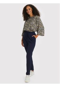 Kaffe Spodnie dresowe Linda 10550279 Granatowy Slim Fit. Kolor: niebieski. Materiał: bawełna, dresówka #3