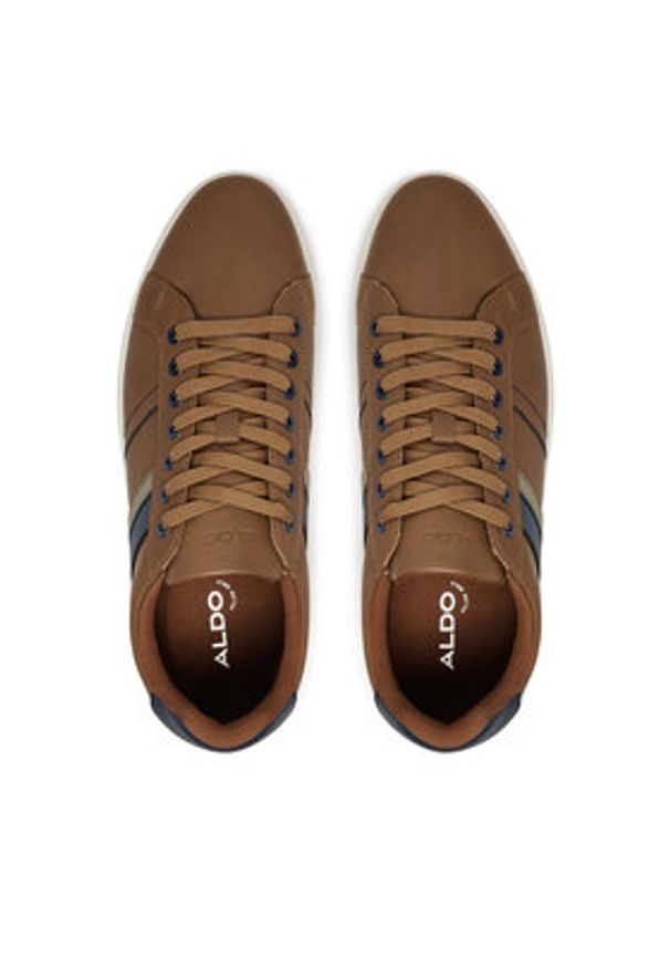 Aldo Sneakersy Citywalk 13317115 Brązowy. Kolor: brązowy. Materiał: skóra
