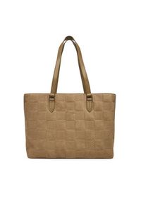 Love Moschino - LOVE MOSCHINO Torebka JC4123PP0NKB110A Beżowy. Kolor: beżowy. Materiał: skórzane #5