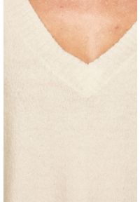 medicine - Medicine - Sweter Basic. Kolor: kremowy. Materiał: poliester, dzianina, akryl, elastan. Wzór: gładki #2
