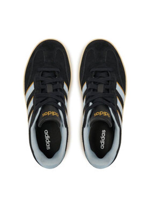 Adidas - adidas Sneakersy Barreda JP7108 Czarny. Kolor: czarny. Materiał: zamsz, skóra