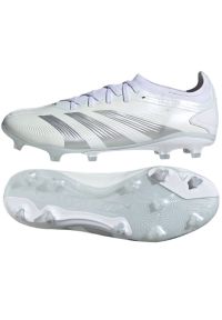 Adidas - Buty piłkarskie adidas Predator Pro Fg M IG7778 białe. Zapięcie: sznurówki. Kolor: biały. Materiał: syntetyk. Sport: piłka nożna #4