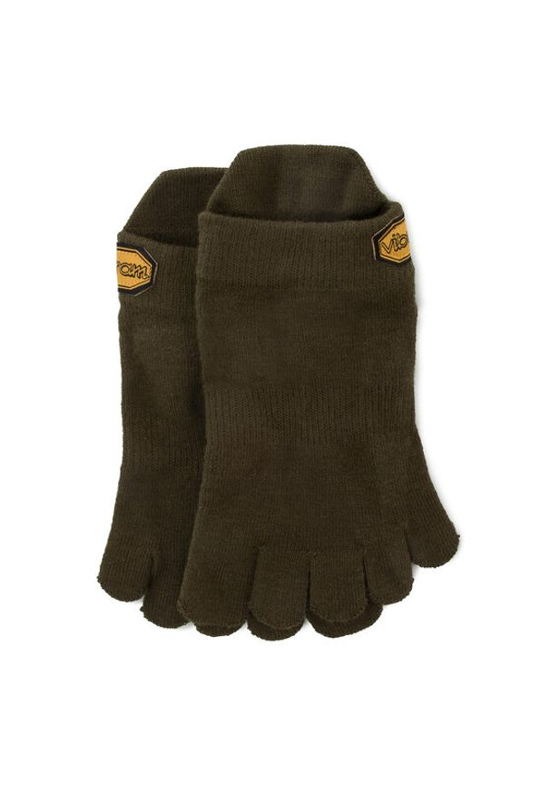 Vibram Fivefingers Skarpety krótkie Athletic No Show S18N01 Zielony. Kolor: zielony. Materiał: materiał