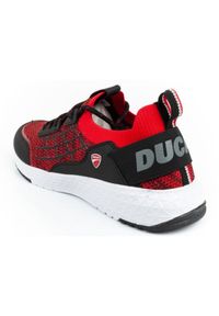 DUCATI - Buty Ducati M DUC001 czerwone. Zapięcie: sznurówki. Kolor: czerwony. Materiał: materiał, syntetyk. Szerokość cholewki: normalna #4