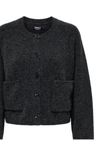only - ONLY Kardigan Piemonte 15344118 Szary Regular Fit. Kolor: szary. Materiał: syntetyk