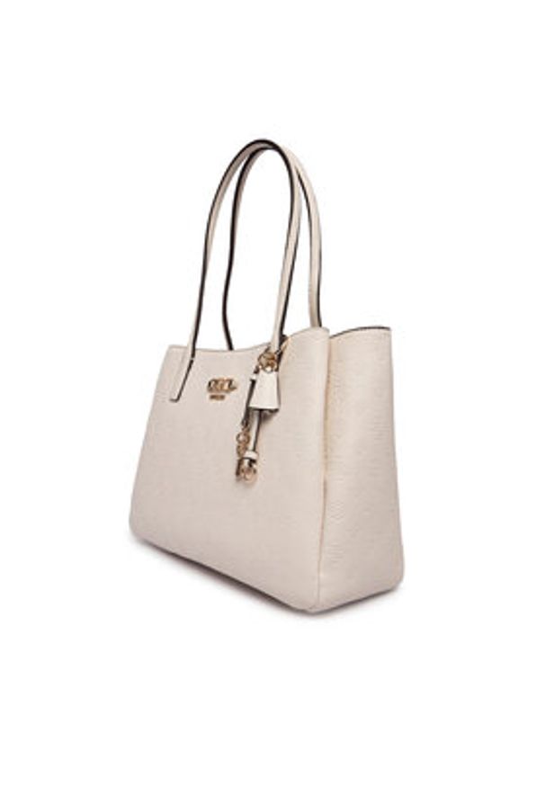 Guess Torebka Anise HWPD99 16230 Écru. Kolor: kremowy. Materiał: skórzane