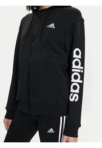 Adidas - adidas Bluza Essentials Linear IC6863 Czarny Regular Fit. Kolor: czarny. Materiał: bawełna