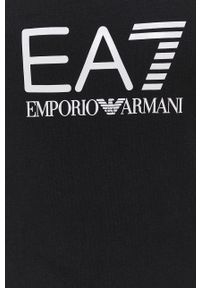 EA7 Emporio Armani bluza 8NTM35.TJCQZ damska kolor czarny z nadrukiem. Okazja: na co dzień. Kolor: czarny. Wzór: nadruk. Styl: casual #5