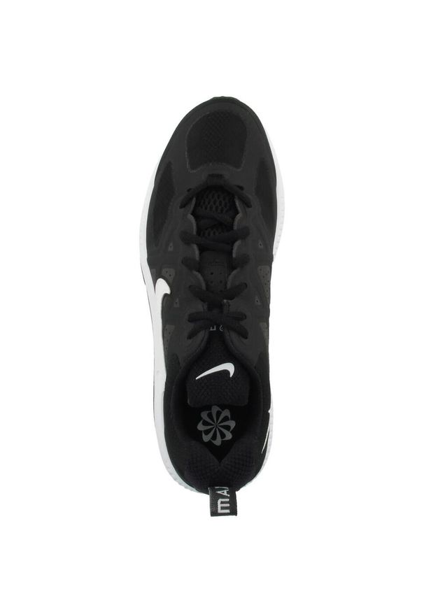 Buty do chodzenia dla dzieci Nike Air Max Genome. Zapięcie: sznurówki. Kolor: czarny. Materiał: syntetyk, tkanina, materiał. Szerokość cholewki: normalna. Model: Nike Air Max. Sport: turystyka piesza