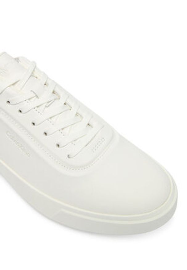 Calvin Klein Sneakersy Low Pro Cups Laceup Oxf Hf Lth HW0HW02753 Biały. Kolor: biały. Materiał: skóra