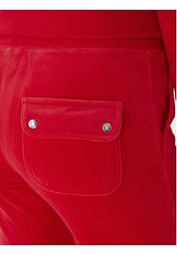 Juicy Couture Spodnie dresowe Layla JCSEBJ001 Czerwony Flared Leg. Kolor: czerwony. Materiał: syntetyk #5