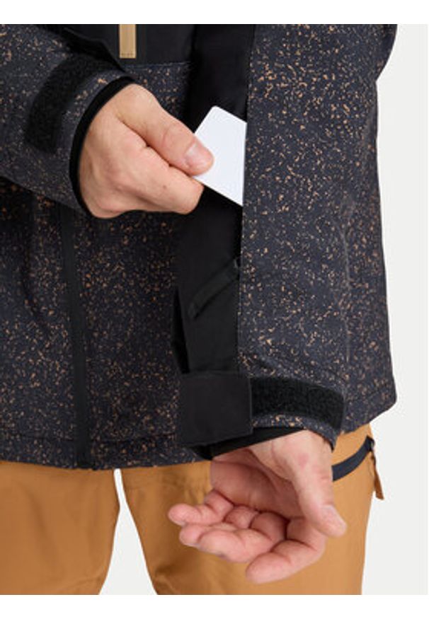 Quiksilver Kurtka snowboardowa Sycamore Printed EQYTJ03514 Czarny. Kolor: czarny. Materiał: syntetyk. Sport: snowboard