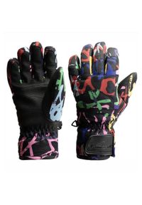 BLIZZARD - Juniorskie rękawice narciarskie Blizzard Spark Junior black/multicolor. Kolor: wielokolorowy, czarny. Sezon: zima. Sport: narciarstwo #1