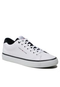 TOMMY HILFIGER - Tommy Hilfiger Tenisówki Th Hi Vulc Core Low Mesh FM0FM04685 Biały. Kolor: biały. Materiał: materiał, mesh #1