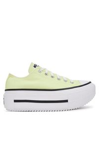 Converse Trampki Chuck Taylor All Star Lift Double Stack Platform A16283C Żółty. Kolor: żółty. Materiał: materiał. Obcas: na platformie #3