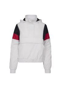 Urban Classics - Damska, klasyczna, wyściełana parka w 3 kolorach. Kolor: niebieski, biały, wielokolorowy. Sezon: zima. Styl: klasyczny #1