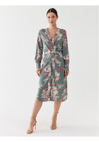 Vero Moda Sukienka codzienna Easy Laurel 10297341 Zielony Regular Fit. Okazja: na co dzień. Kolor: zielony. Materiał: wiskoza. Typ sukienki: proste. Styl: casual