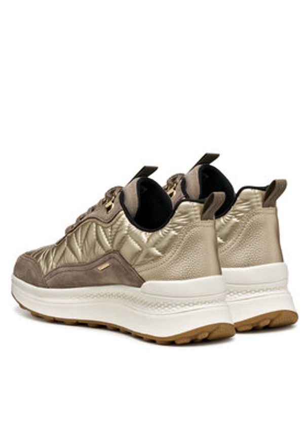 Geox Sneakersy D Spherica Actif X2 D46WPD 0FU22 C6172 Brązowy. Kolor: brązowy. Materiał: skóra