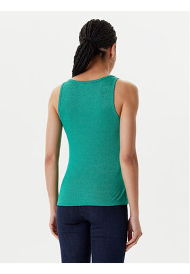 Morgan Top 251-DIDONI Zielony Slim Fit. Kolor: zielony. Materiał: wiskoza