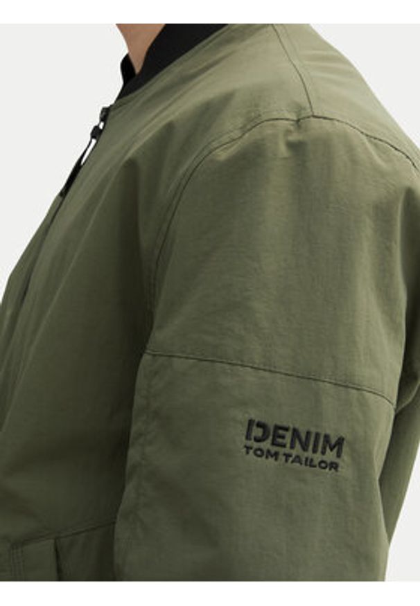 Tom Tailor Denim Kurtka bomber 1043828 Zielony Regular Fit. Kolor: zielony. Materiał: syntetyk