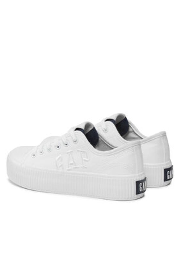 GAP - Gap Trampki Jackson GAI001F5TWWHITGP Biały. Kolor: biały. Materiał: materiał