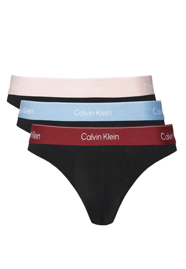 Calvin Klein Underwear Komplet 3 par slipów LV00NB4388 Czarny. Kolor: czarny. Materiał: bawełna
