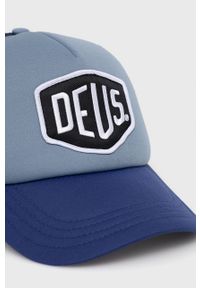 Deus Ex Machina czapka z aplikacją. Kolor: niebieski. Wzór: aplikacja #4