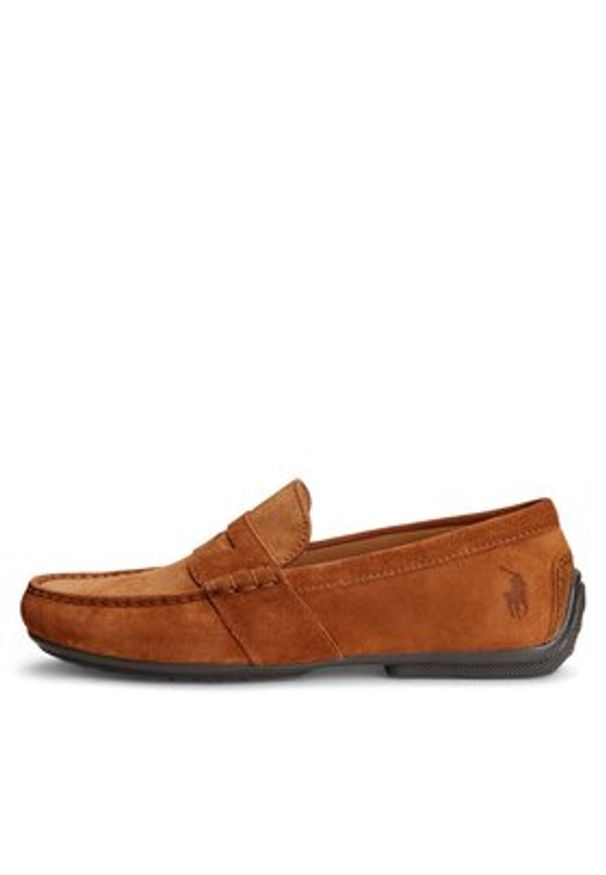 Polo Ralph Lauren Mokasyny Reynold 803893741003 Brązowy. Kolor: brązowy. Materiał: zamsz, skóra