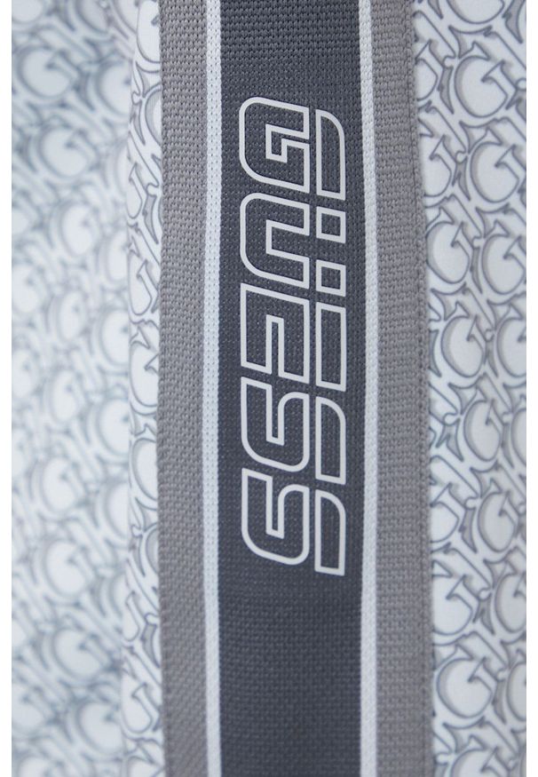 Guess Bluza damska kolor szary wzorzysta. Kolor: szary. Materiał: dzianina. Długość rękawa: raglanowy rękaw