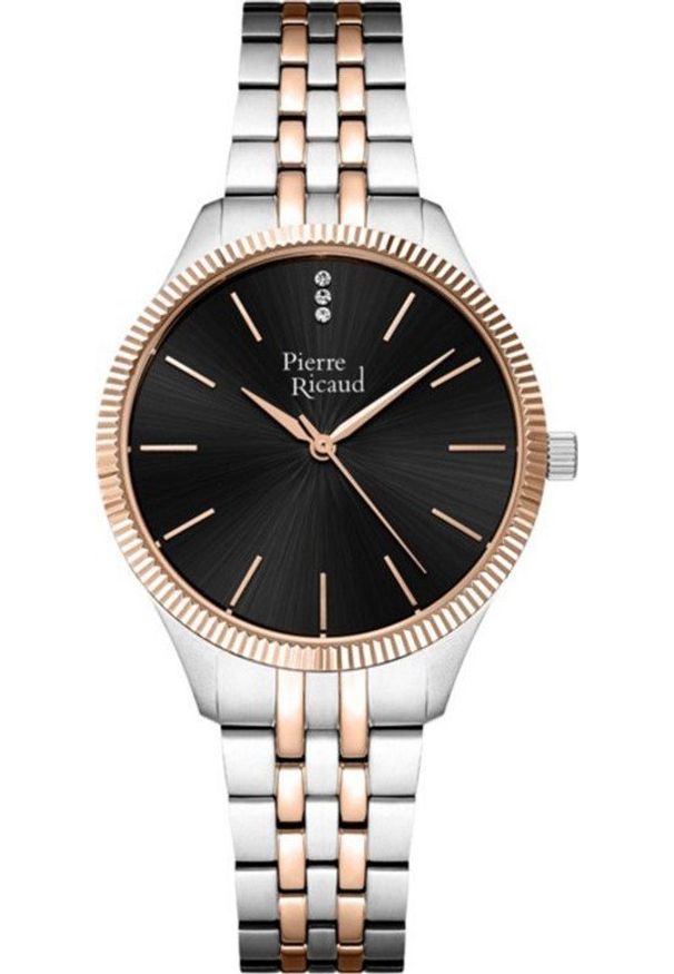 Zegarek Pierre Ricaud Zegarek damski Pierre Ricaud P23010.R114Q CYRKONIE srebrny. Kolor: srebrny