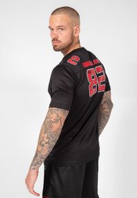 GORILLA WEAR - Koszulka fitness męska Gorilla Wear Fresno T-shirt. Kolor: czarny, czerwony, wielokolorowy. Sport: fitness