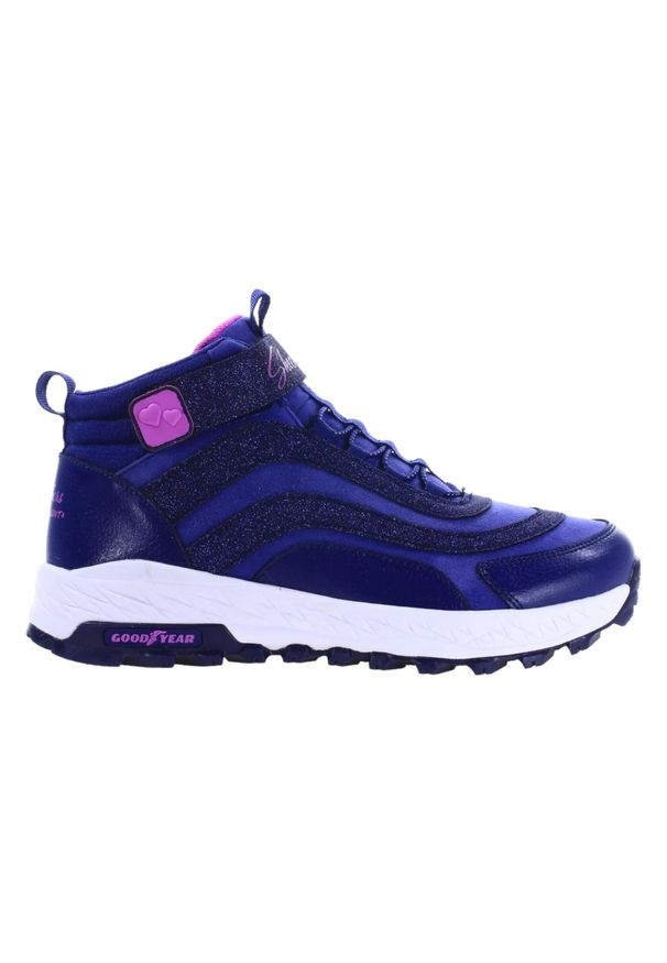 skechers - Buty na co dzień młodzieżowe SKECHERS FUSE TREAD skóra wysokie. Okazja: na co dzień. Kolor: fioletowy. Materiał: skóra. Styl: młodzieżowy, casual