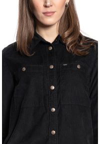 Lee - LEE WORKSHIRT DRESS DAMSKA SUKIENKA BLACK L50SMR01