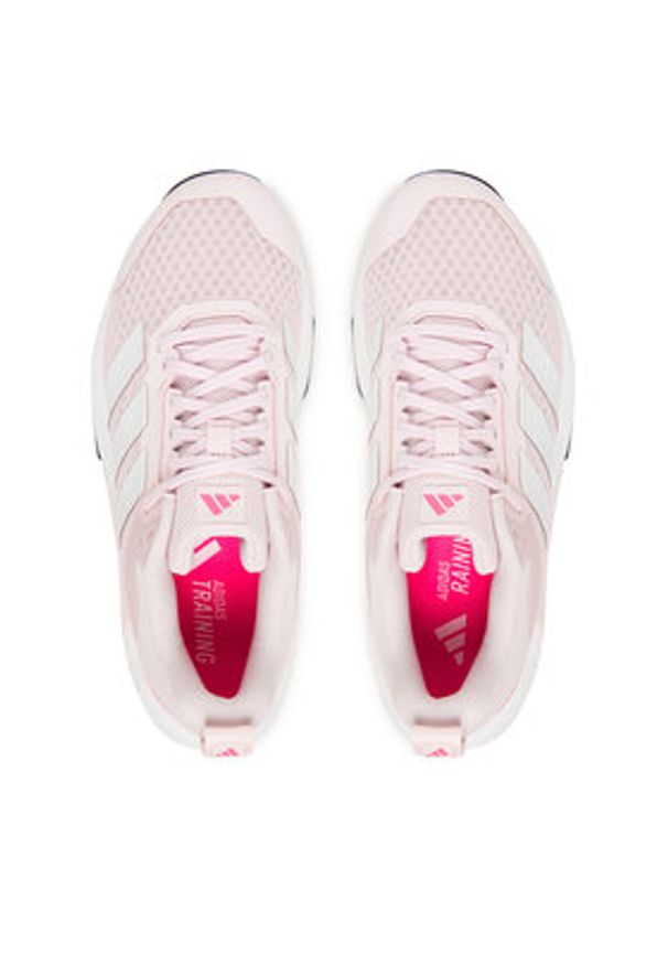Adidas - adidas Buty na siłownię Dropset Control JQ1447 Różowy. Kolor: różowy. Materiał: materiał. Sport: fitness