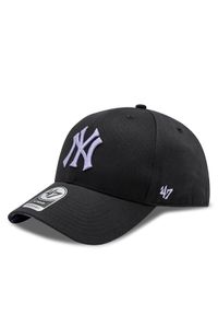 47 Brand Czapka z daszkiem Mlb New York Yankees Enamel Twist Under '47 Mvp B-ENLSP17CTP-BK Czarny. Kolor: czarny. Materiał: materiał