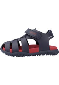 Sandały Geox Model B Sandal Fusbetto Bo Kolor Niebieski. Kolor: niebieski. Materiał: tkanina