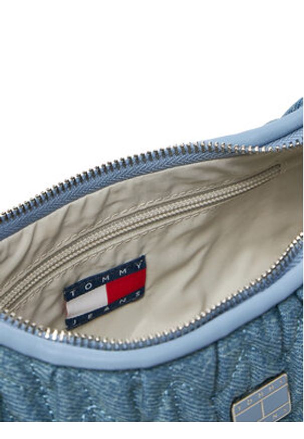 Tommy Jeans Torebka Tjw Iconic Shoulder Denim AW0AW17301 Niebieski. Kolor: niebieski