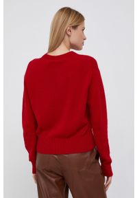 Polo Ralph Lauren - Sweter wełniany. Okazja: na co dzień. Typ kołnierza: polo. Kolor: czerwony. Materiał: wełna. Długość rękawa: długi rękaw. Długość: długie. Styl: casual #3