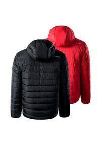 Hi-tec - Kurtka Ocieplana Męska Pikowanie Halden. Kolor: czarny, czerwony, wielokolorowy. Materiał: puch. Sport: turystyka piesza #2