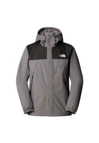 Kurtka męska The North Face Antora 0A7QEYC6B1 - szara. Typ kołnierza: kaptur. Kolor: szary. Materiał: materiał, nylon. Styl: klasyczny, sportowy #1