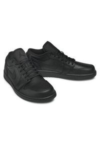 Nike Sneakersy Air Jordan1Low 553558 091 Czarny. Kolor: czarny. Materiał: skóra. Model: Nike Air Jordan #5