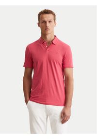 Marc O'Polo Polo 536 2176 53018 Różowy Shaped Fit. Typ kołnierza: polo. Kolor: różowy. Materiał: bawełna