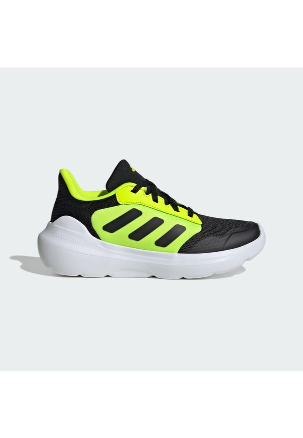Adidas - Buty Tensaur Run 2.0 Kids. Kolor: czarny, wielokolorowy, żółty. Materiał: materiał. Sport: bieganie