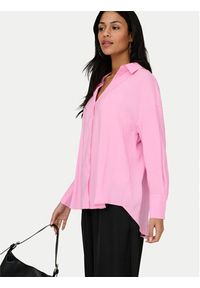 only - ONLY Koszula Zazima 15272523 Fioletowy Oversize. Kolor: fioletowy #4