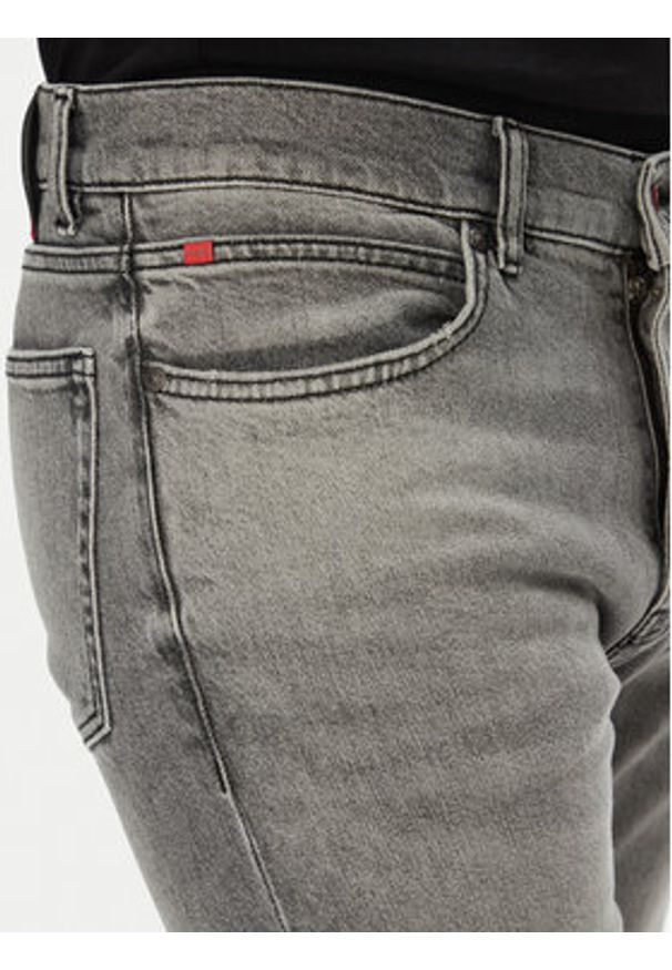 Hugo - HUGO Jeansy 50542701 Szary Slim Fit. Kolor: szary