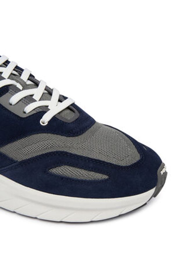 Polo Ralph Lauren Sneakersy Boerum 809P07534006 Granatowy. Kolor: niebieski. Materiał: skóra, zamsz