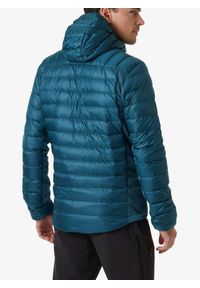 Kurtka puchowa męska Helly Hansen Verglas Down Hybrid Hood 2.0. Kolor: zielony. Materiał: puch