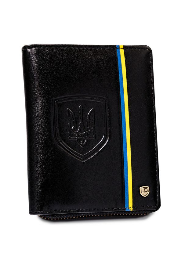 Portfel skórzany Peterson [DH] PTN 340-P-UP UA brązowy. Kolor: brązowy. Materiał: skóra